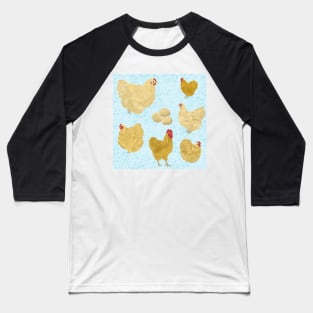 Buff Orpington Pattern Baseball T-Shirt